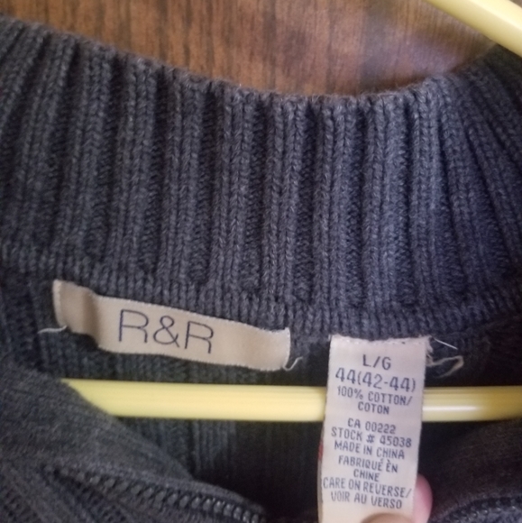 R&R large grey sweater - Picture 2 of 2
